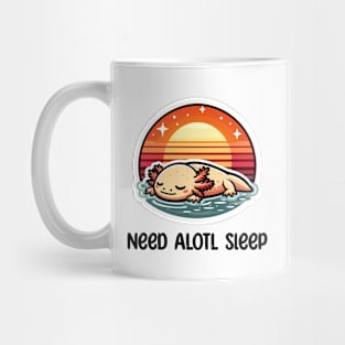 Kawaii Axolotl Sleeping Mug